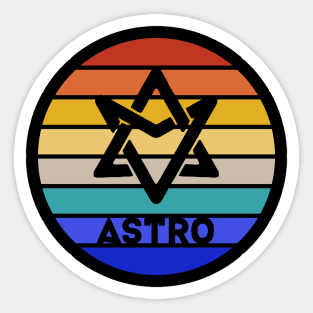 Astro Vintage Sticker